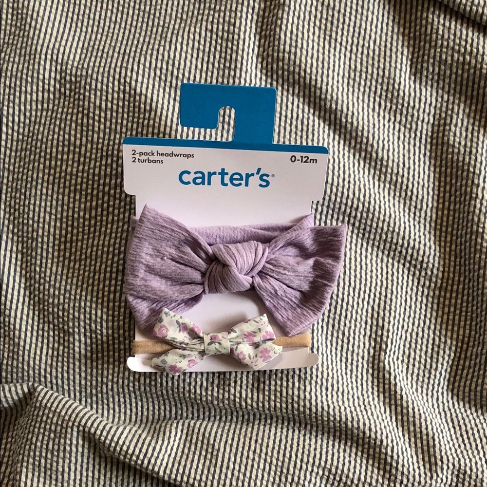 4 for $25 Carter's Lavender and Floral Headwrap Set
